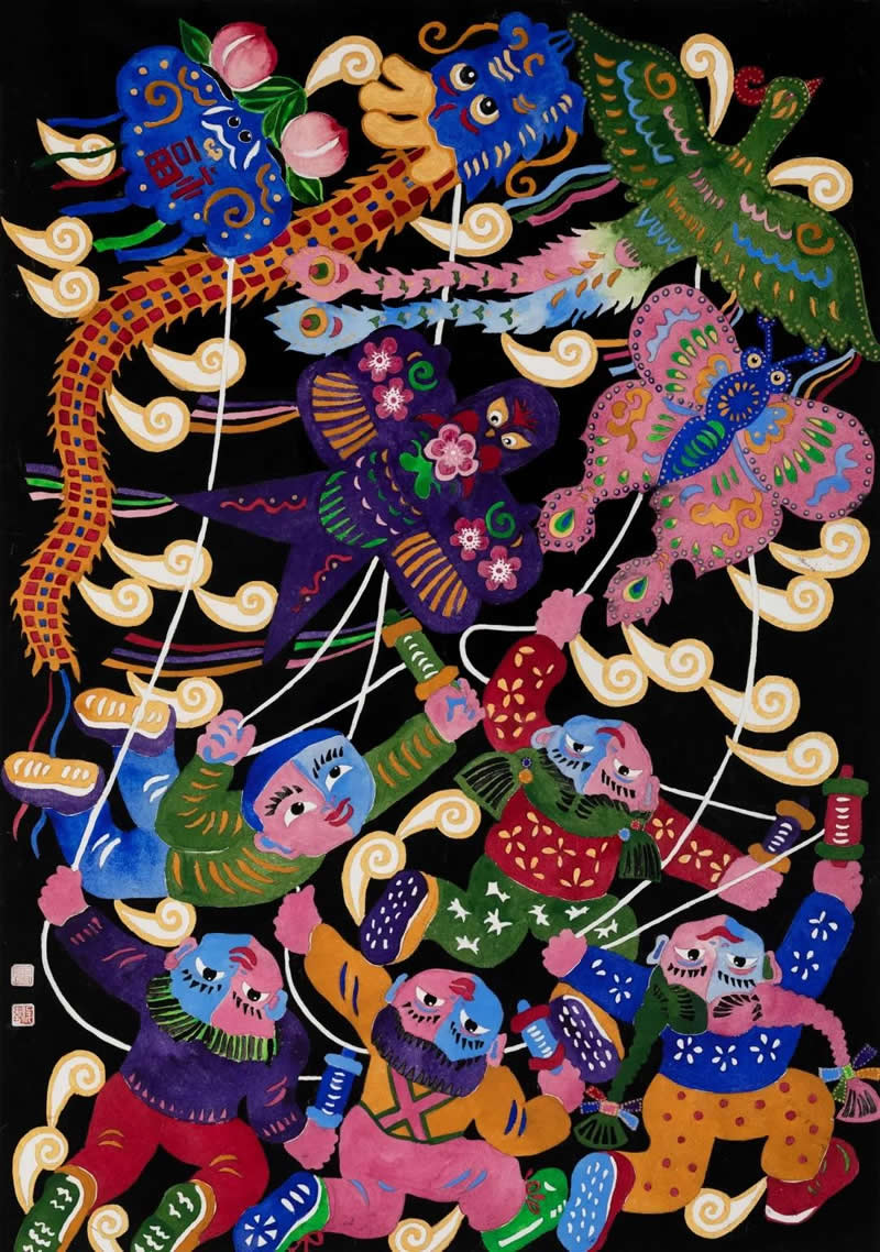 【云上画展】赏年画之"非遗保护"篇——传承之美 共绘小康