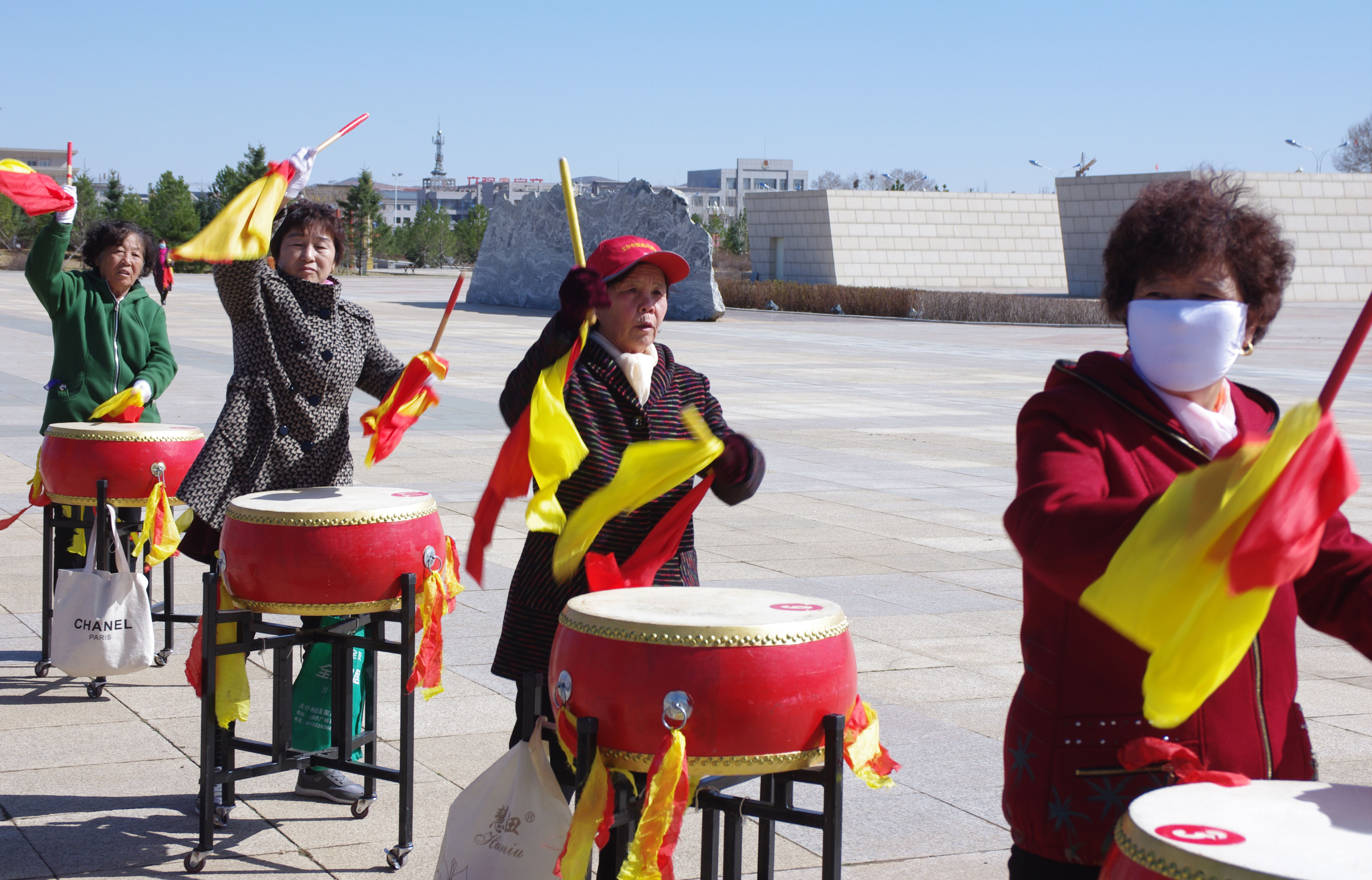 太仆寺旗文化馆举办第三期威风锣鼓培训班