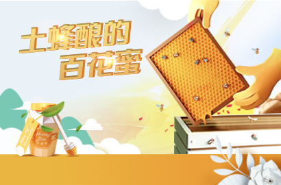 娄烦县土蜂酿的百花蜜